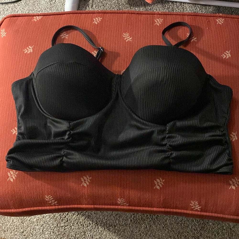 NWOT Swim top 4X non removable padded